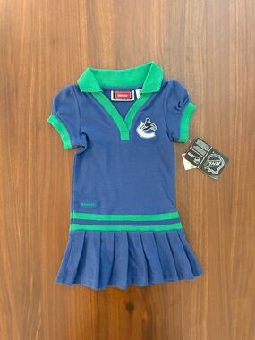Y2K Vancouver Canucks toddler dress by Reebok